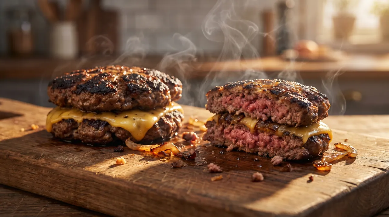 Cheeseburgers met Karamelui