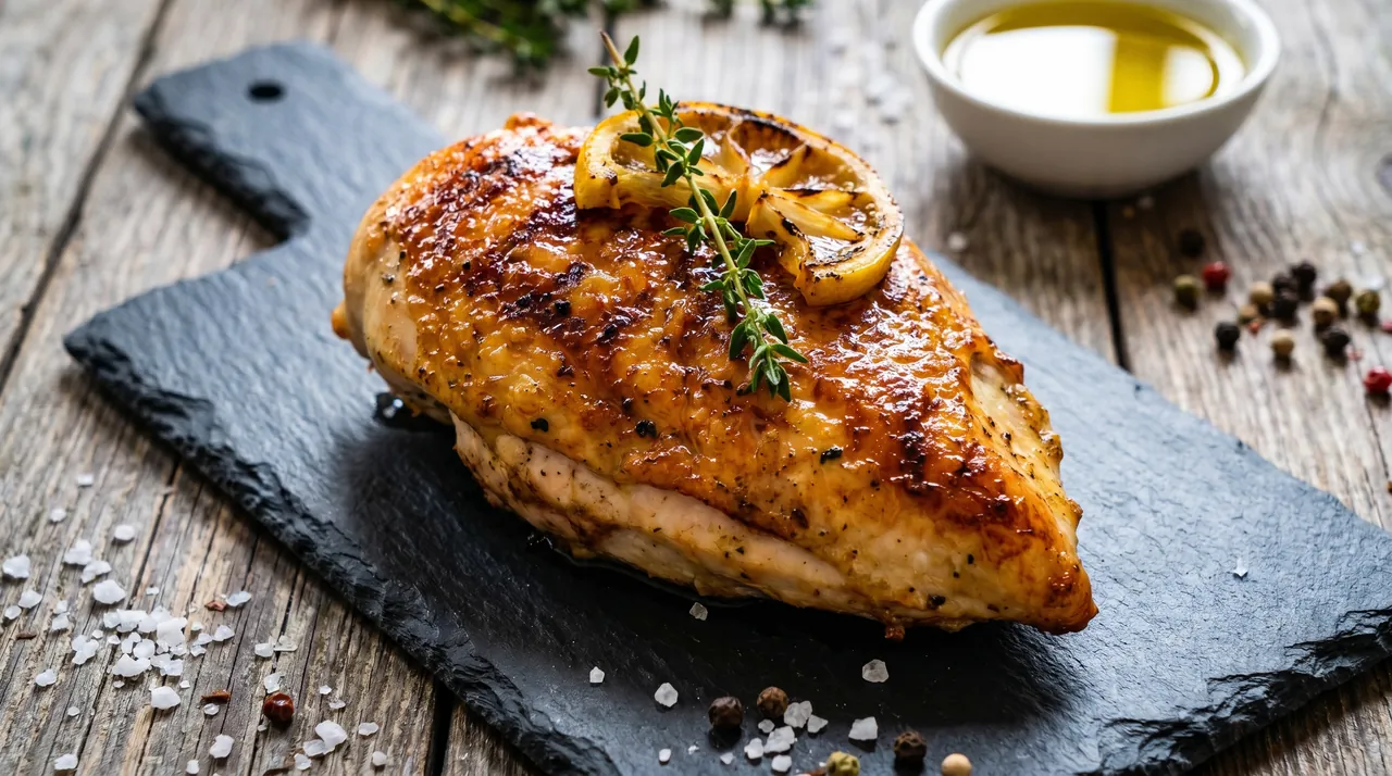 Gegrilde Kipfilet met Citroen en Tijm