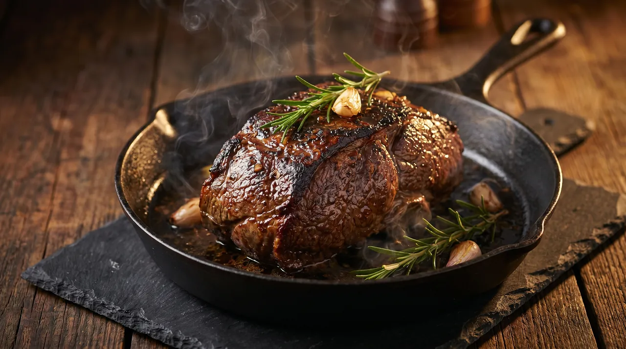 Ovengebakken Rump Roast met Rozemarijn