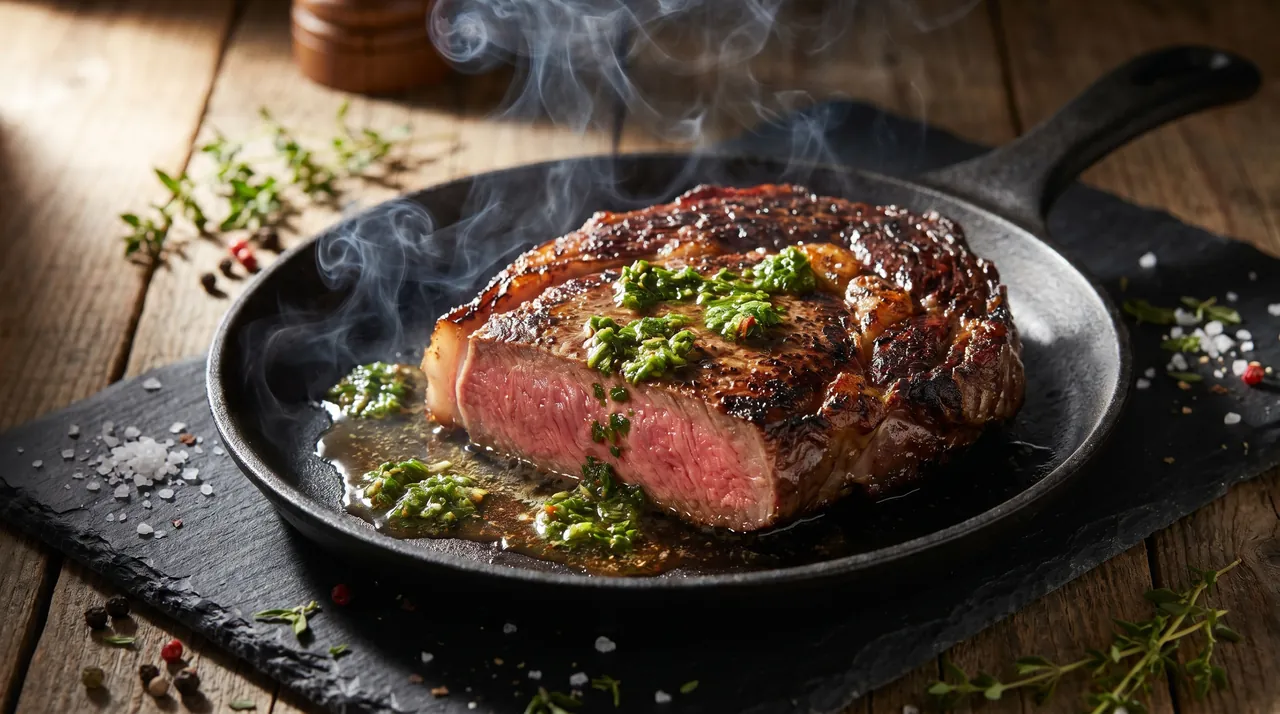 Ribeye met Chimichurri