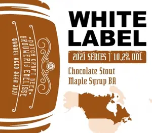 Emelisse White Label Chocolate Stout Maple Syrup BA 2021