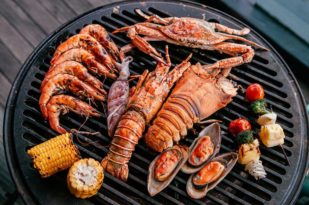 Gegrilde vis